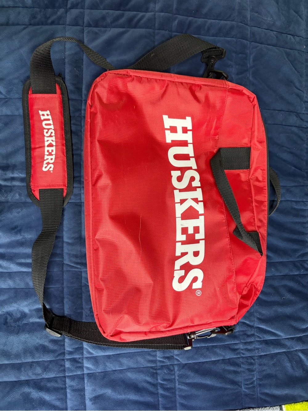 Nebraska Cornhusker Red Crossbody/Messenger Bag for Men